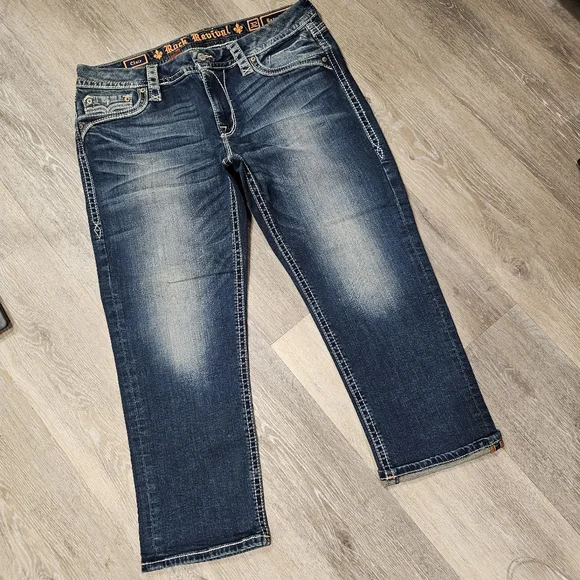Rock Revival Clair Crop Size 32 - Picture 7 of 16